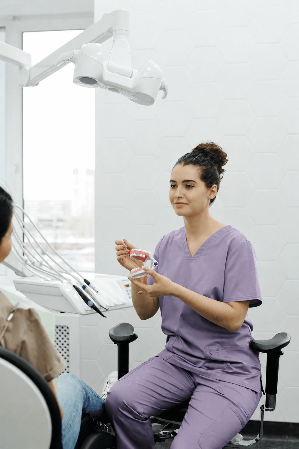 A warm, modern dental surgery at Wisteria House with natural light