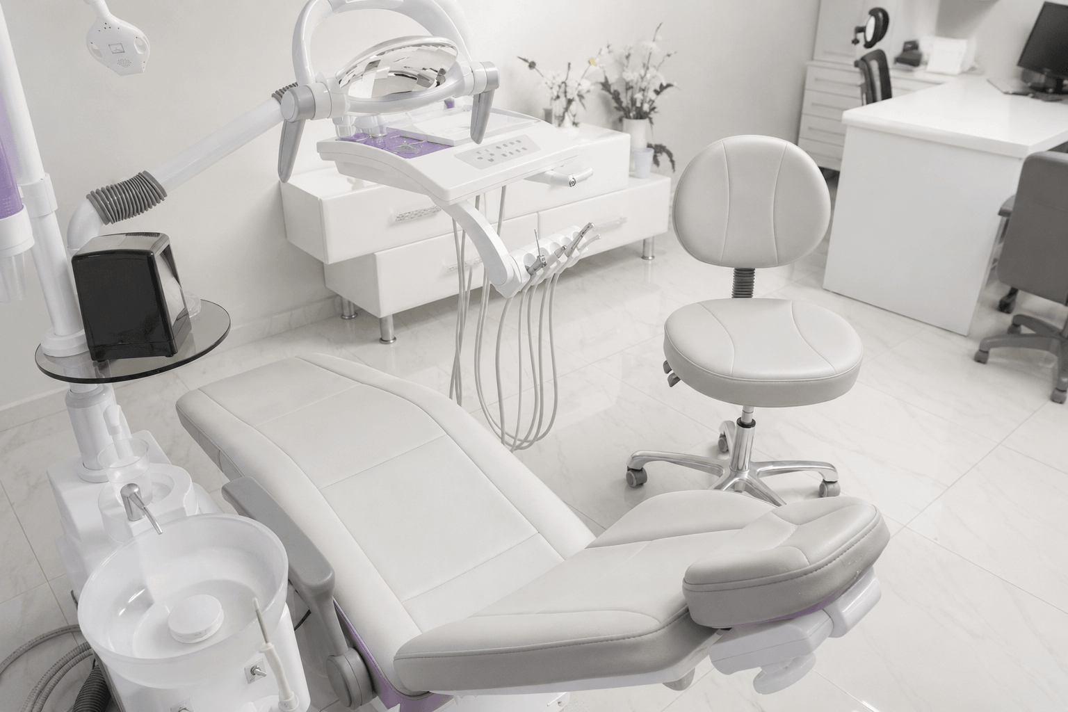 A bright modern dental surgery at Wisteria House
